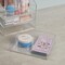 Chloe Stackable Clear Makeup Holder with Double Organizer Drawer Set - Ideal for Organizing Cosmetics and Beauty Supplies, Made in the USA